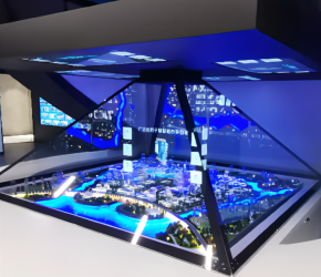 高亮無框印360度全息